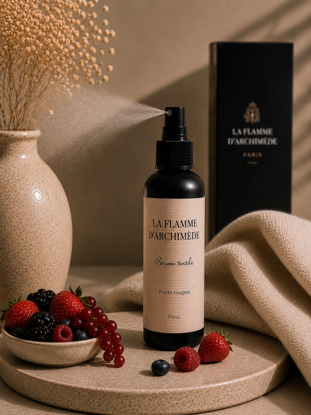 Brume textile Fruits rouges
