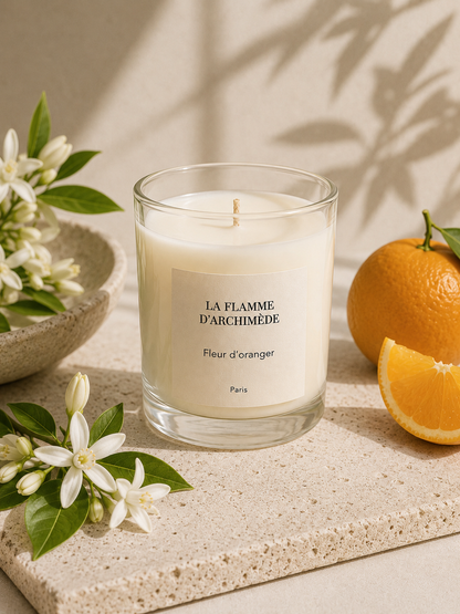 Bougie parfumée - Fleur d'oranger