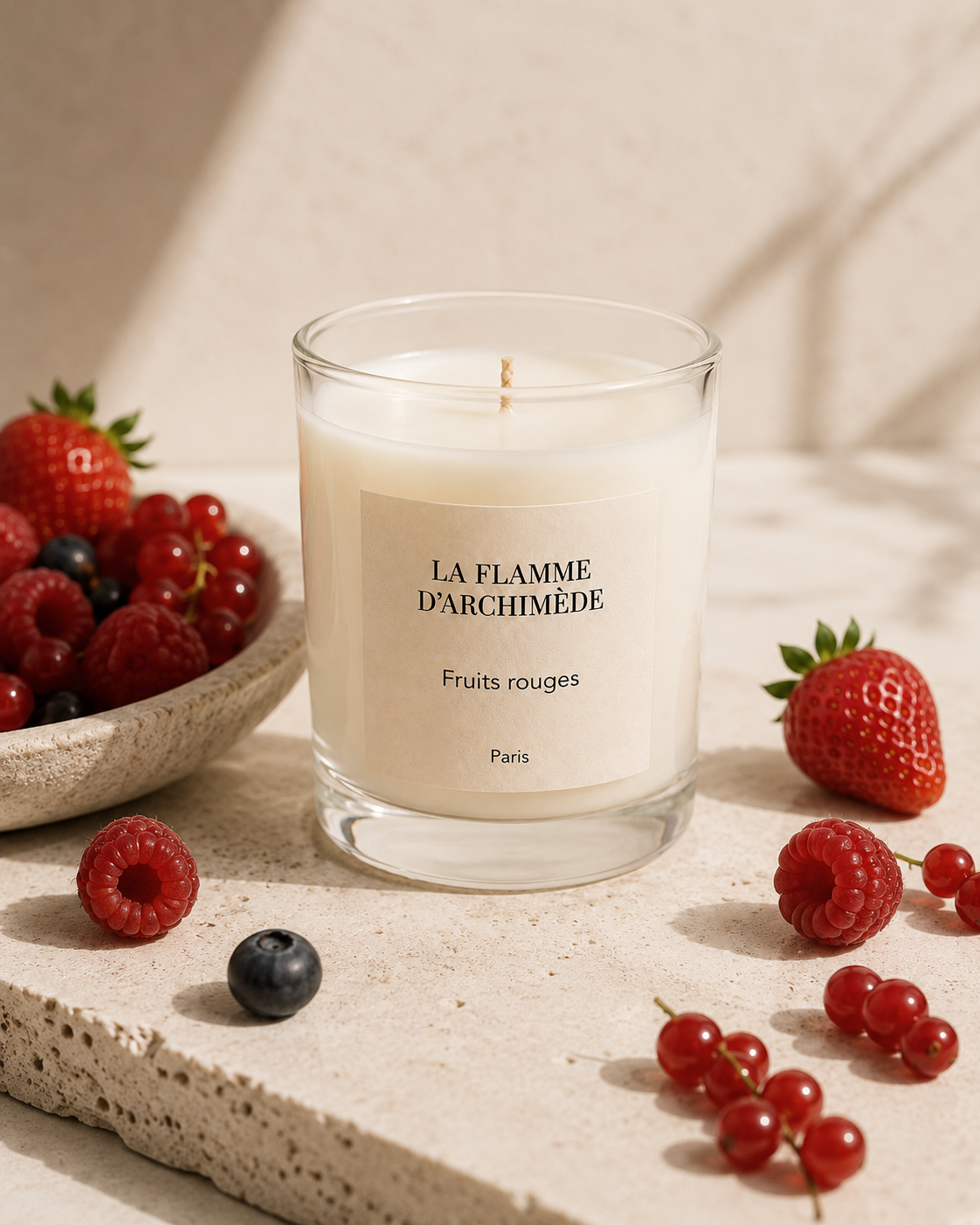 Bougie parfumée - Fruits rouges