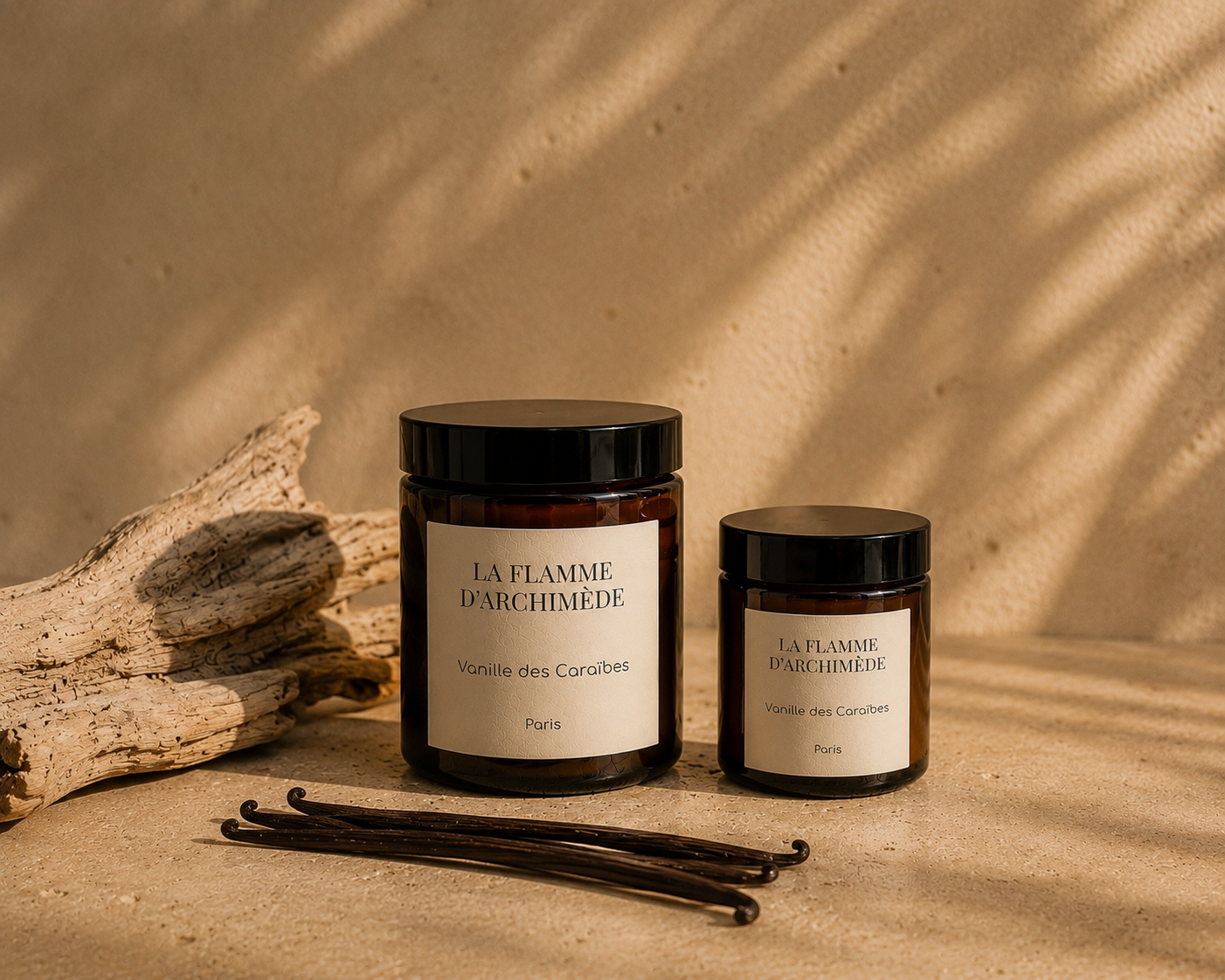 Bougie pommadier ambré - Vanille des Caraïbes